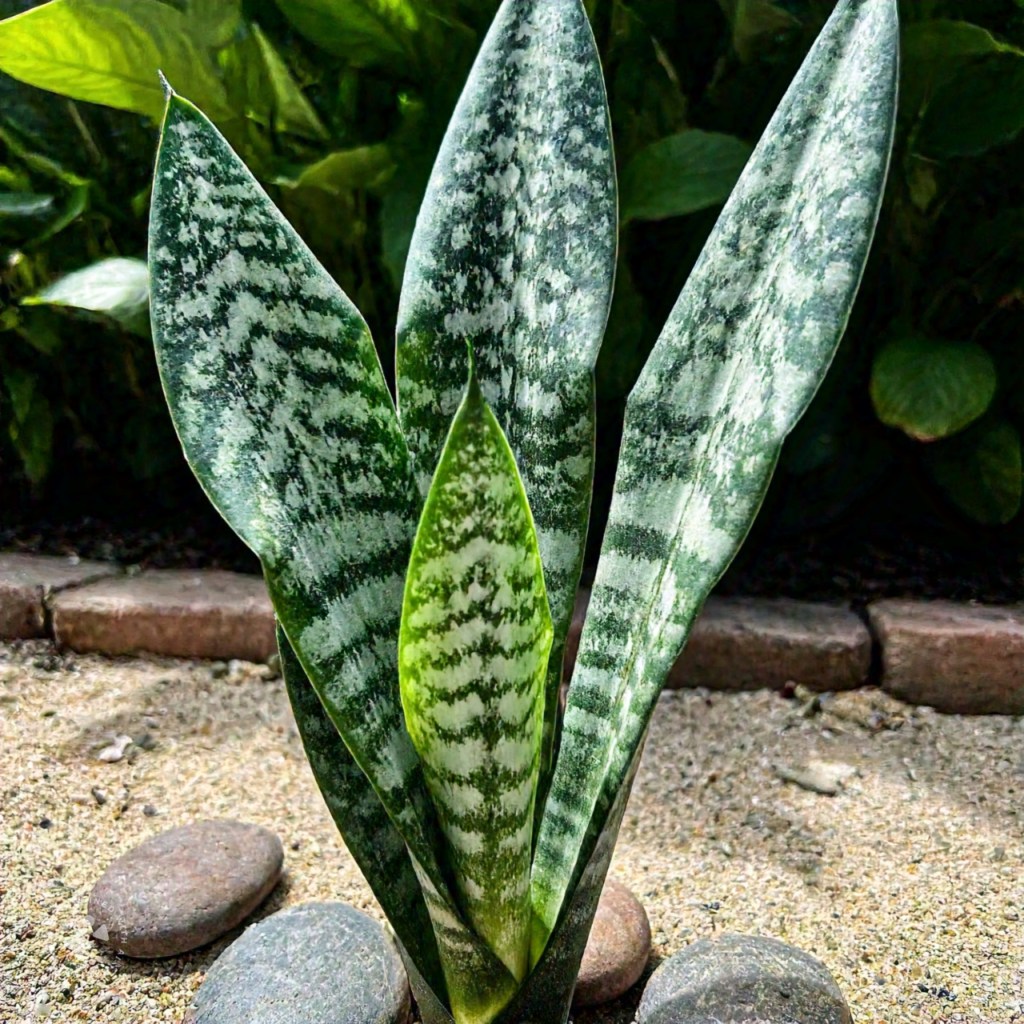 snake plant outdoor garden