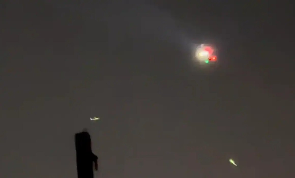 Helicopters dumping water