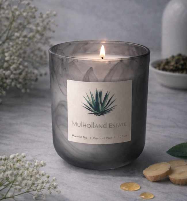 Moonlit Tea Coconut Wax Candle